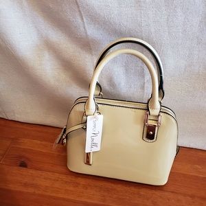 SIMPLY NOELLE Creme Patent Leather Bag NWT